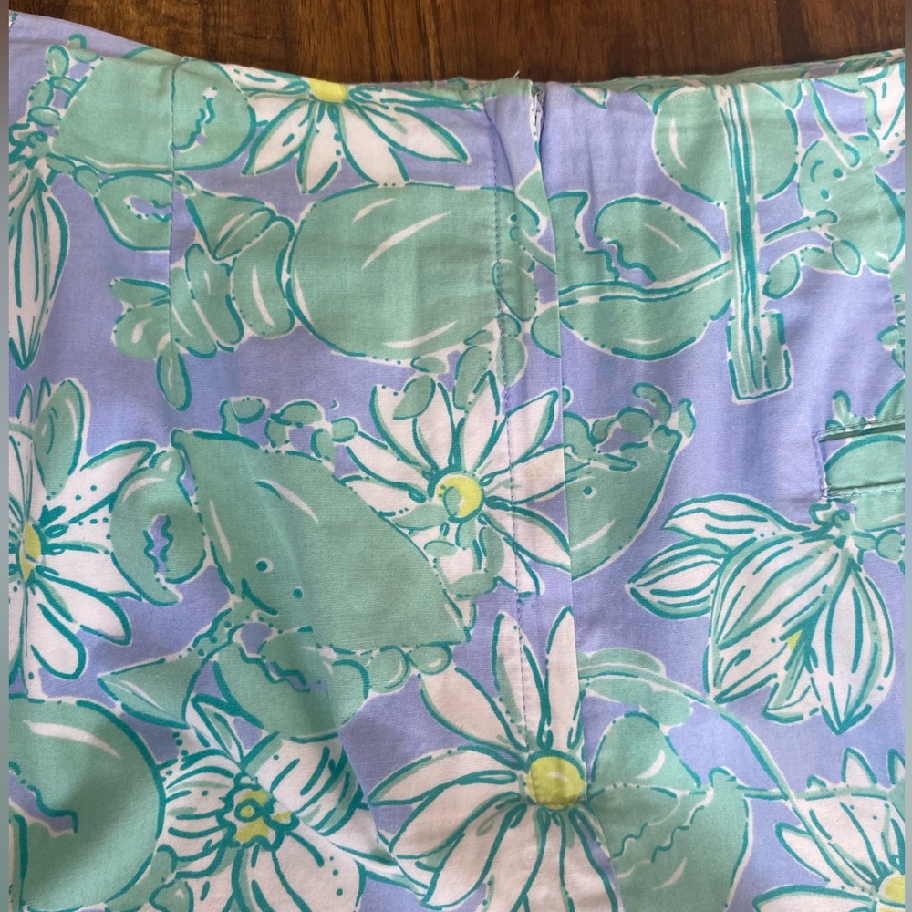 Lilly Pulitzer Crab And Flower Mini Skirt - Picture 4 of 5